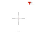 Trijicon Credo 1-4x24 LPVO Rifle Scope SFP Illuminated Red BDC Segmented Circle .223 55gr, SKU CR424-C-2900013