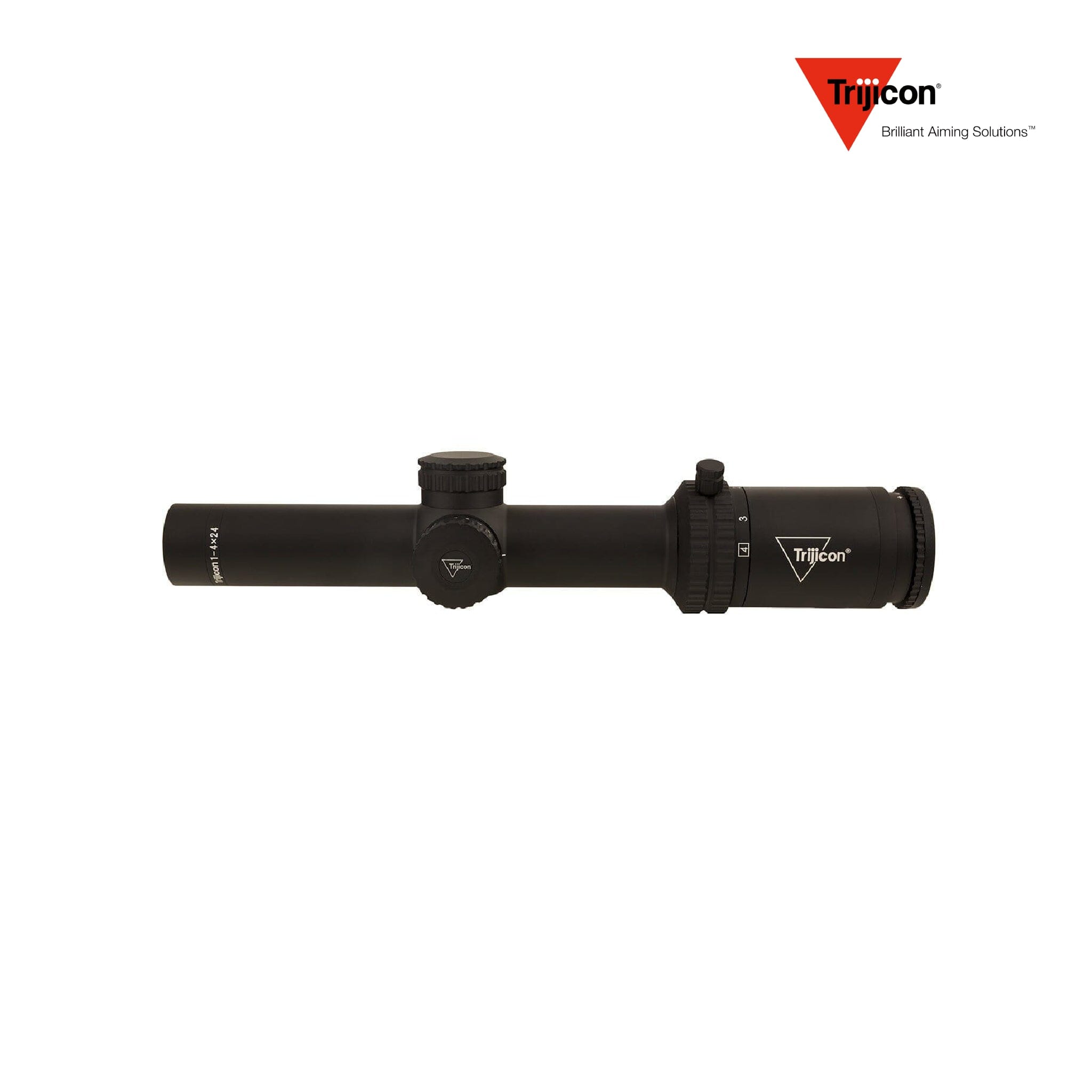 Trijicon Credo 1-4x24 LPVO Rifle Scope SFP Red MRAD Ranging Reticle, product image 3