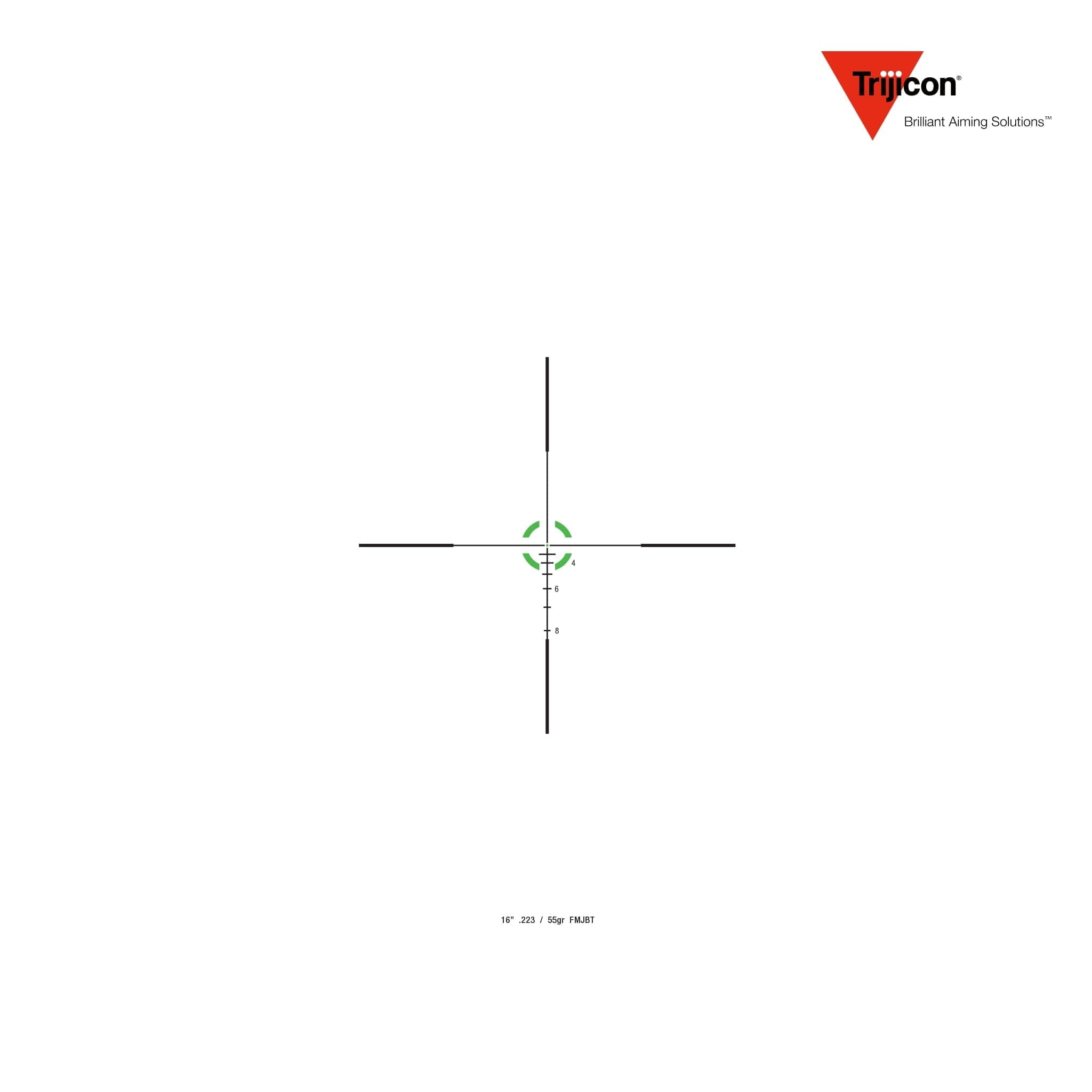 Trijicon Credo 1-4x24 Riflescope Green BDC Segmented Circle .223/55gr Reticle Rifle Scope Trijicon 