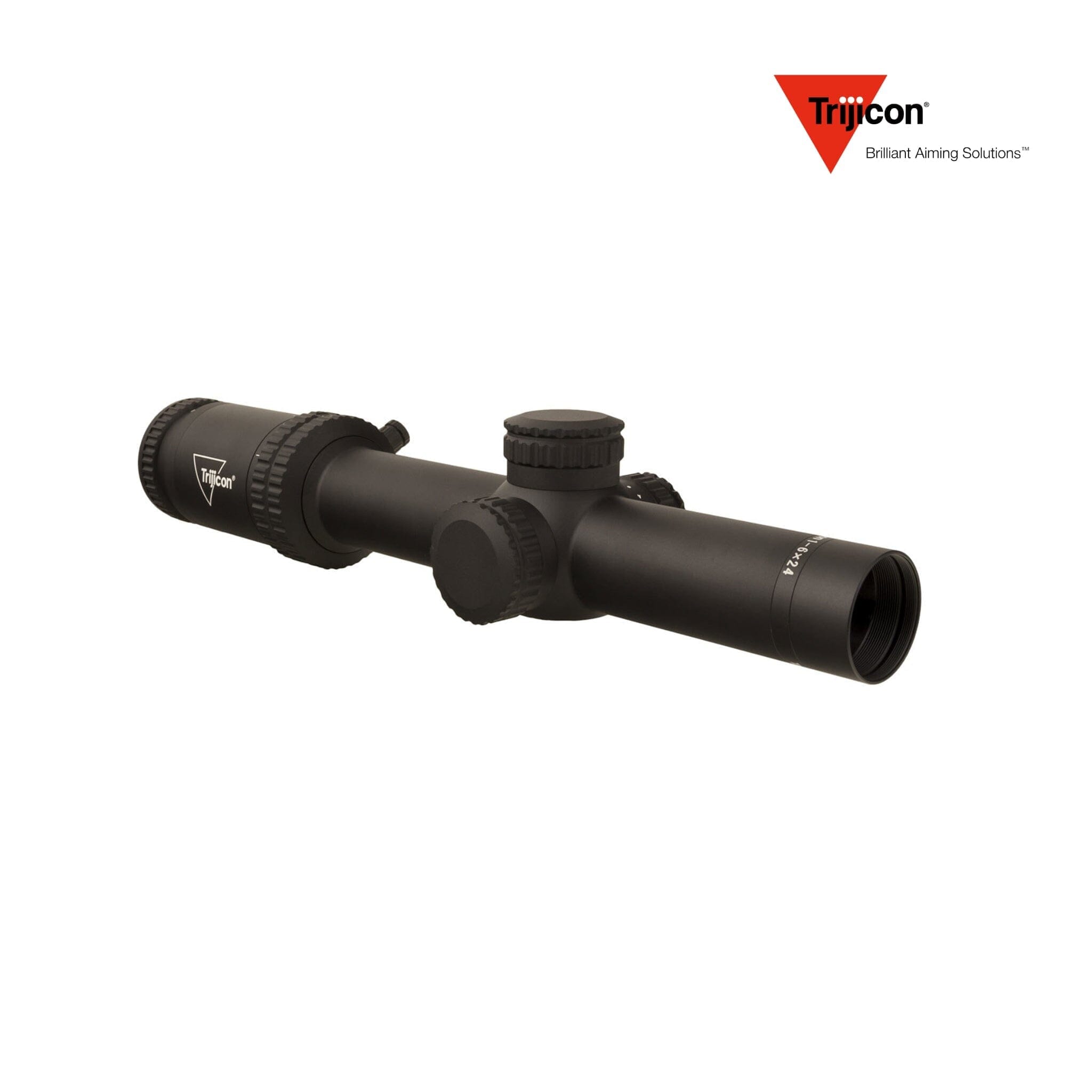 Trijicon Credo 1‑6×24 FFP Riflescope Red MRAD Segmented Circle Reticle Rifle Scope Trijicon 
