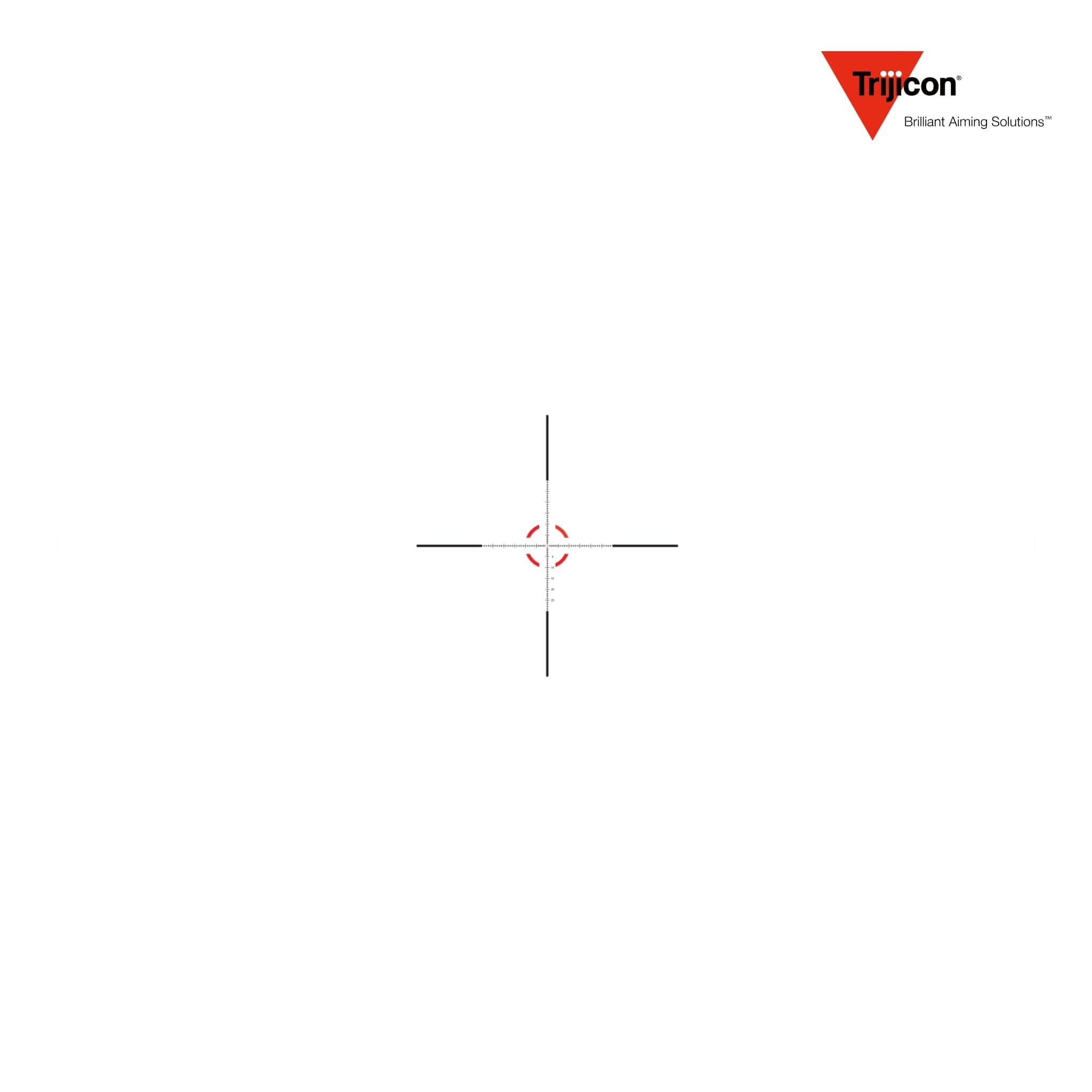 Trijicon Credo 1‑6×24 FFP Riflescope Red MRAD Segmented Circle Reticle Rifle Scope Trijicon 