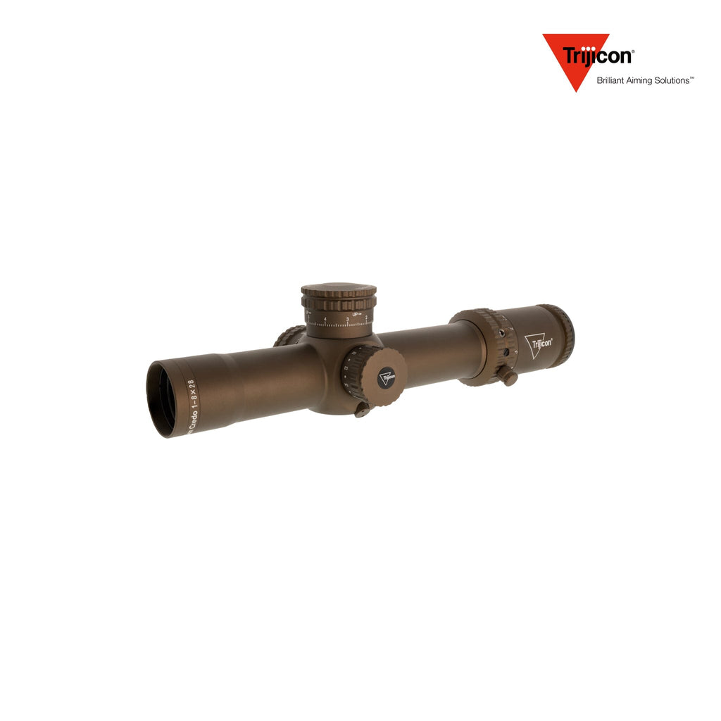 Trijicon Credo 1-8x28 Riflescope Coyote Brown Red/Green MOA Segmented Circle, SKU CR828-C-2900055