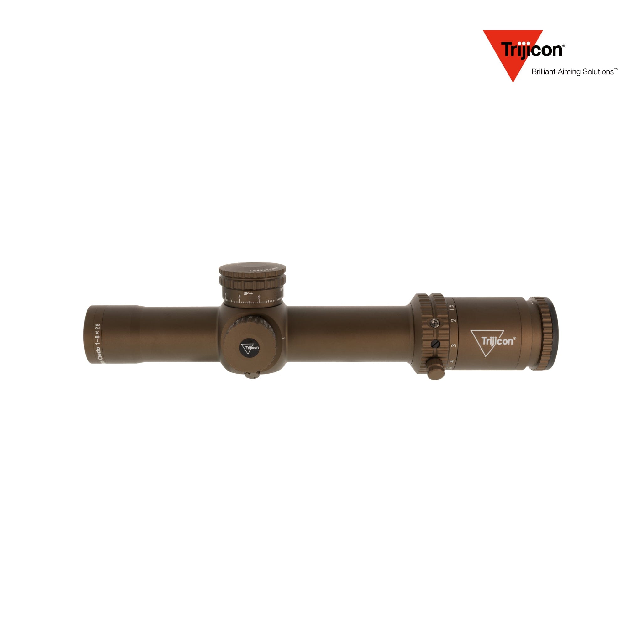 Trijicon Credo 1-8x28 Riflescope Coyote Brown Red/Green MRAD Segmented Circle, product image 3