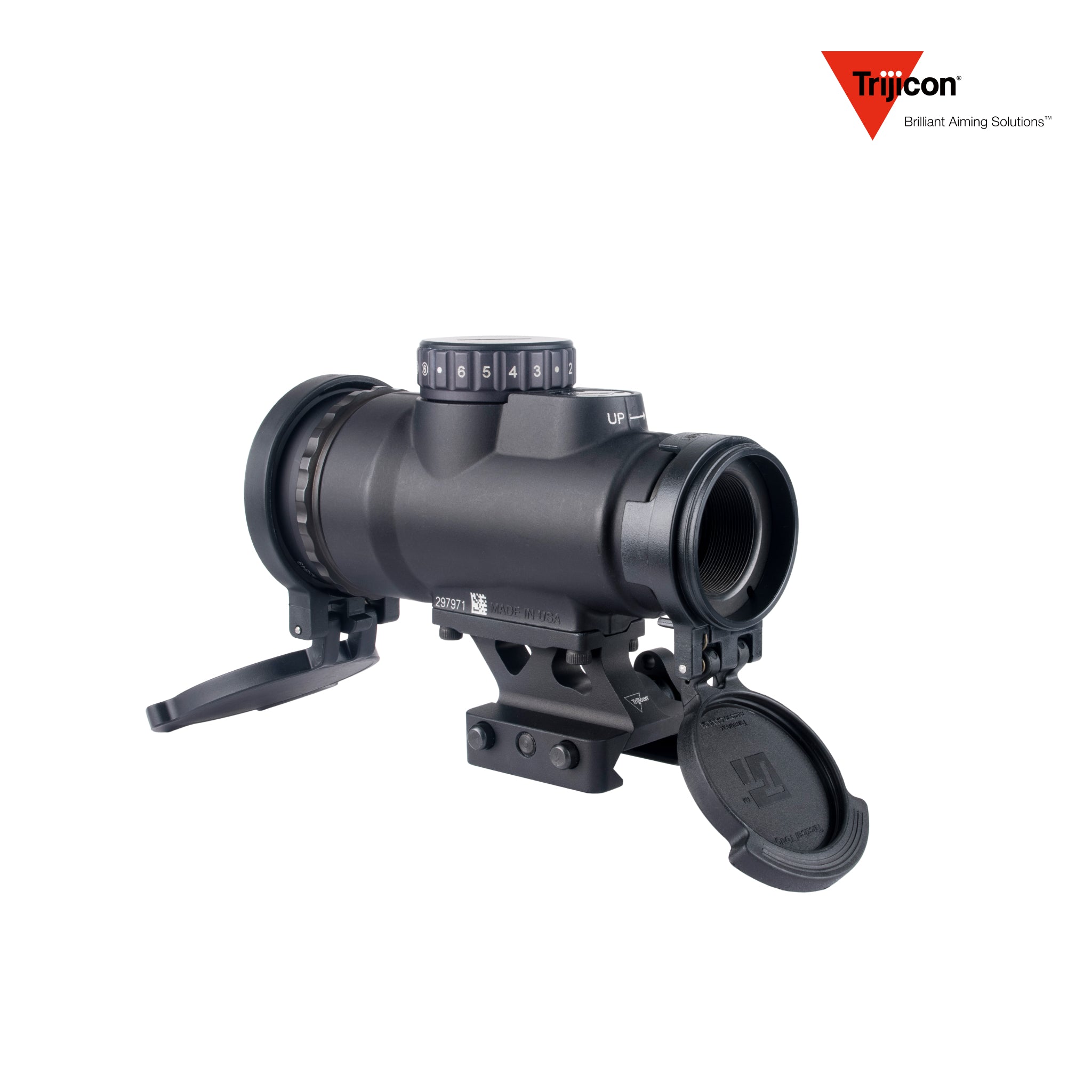 Trijicon MRO HD Patrol 1x Red Dot Sight 68 MOA Circle 2 MOA Dot Full Co-Witness Q-LOC QR Mount, product image 2
