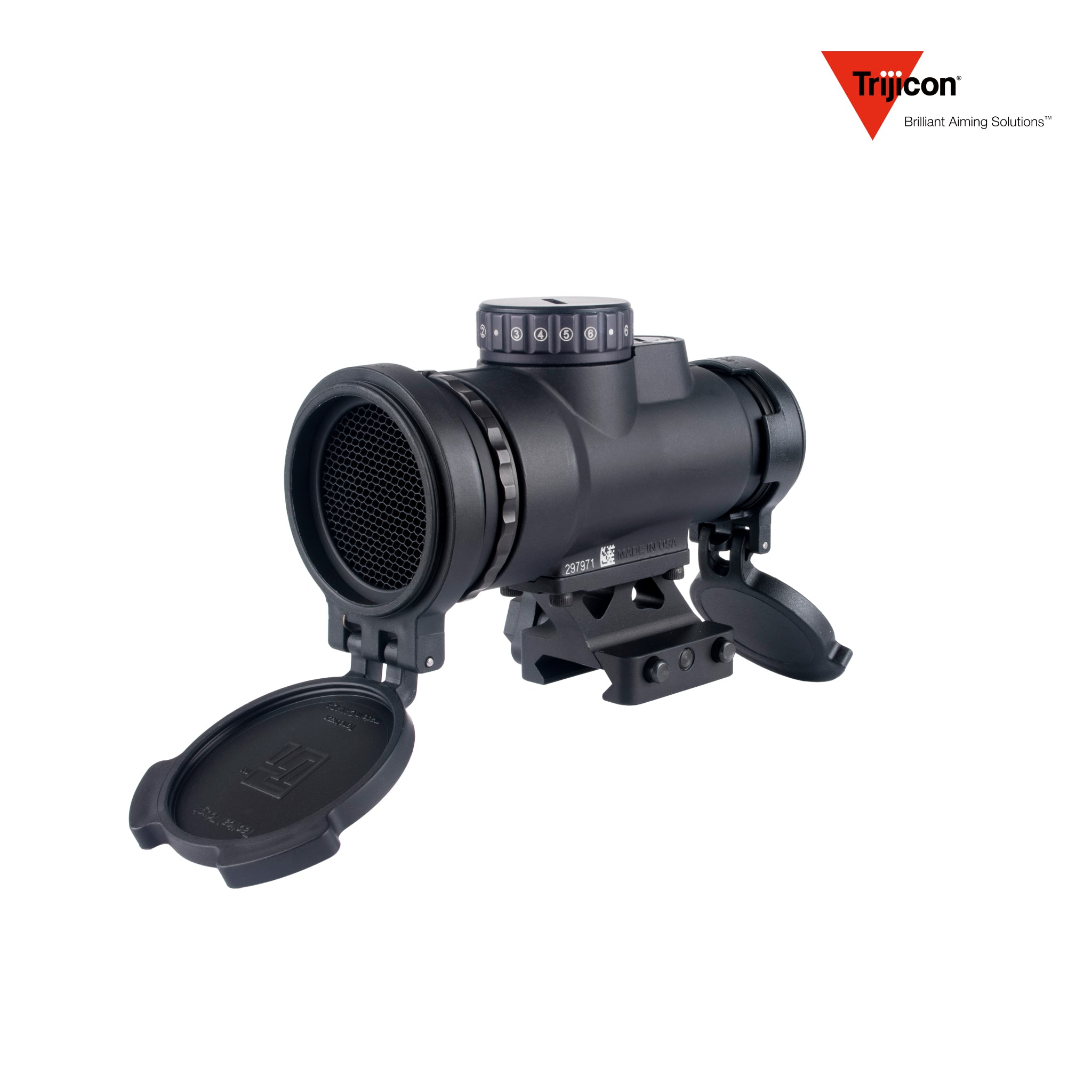 Trijicon MRO HD Patrol 1x Red Dot Sight 68 MOA Circle 2 MOA Dot Full Co-Witness Q-LOC QR Mount, product image 3
