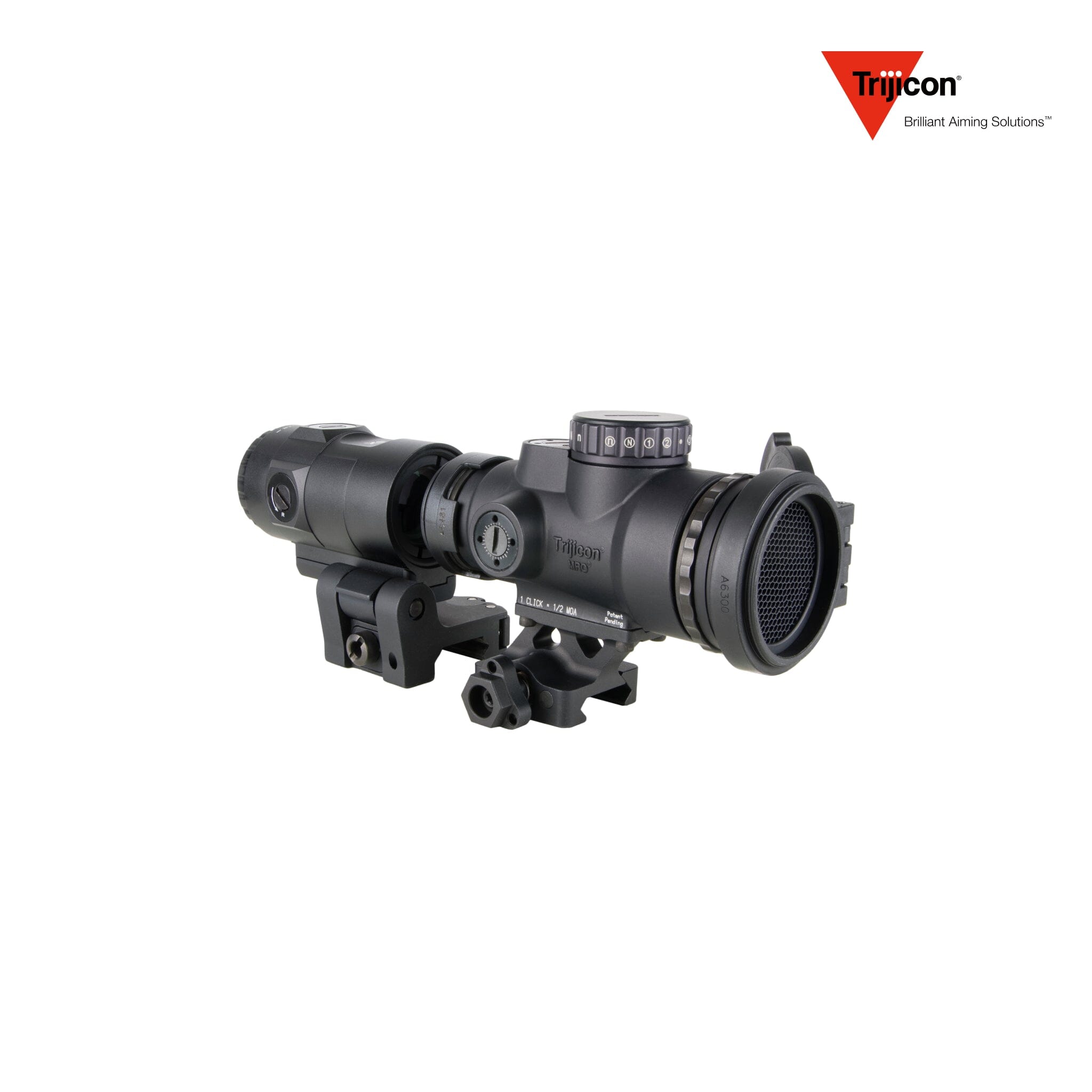 Trijicon MRO HD Patrol Red Dot Sight 68 MOA Circle Dot with 2 MOA Dot and 3x Magnifier, SKU MRO-C-2200111