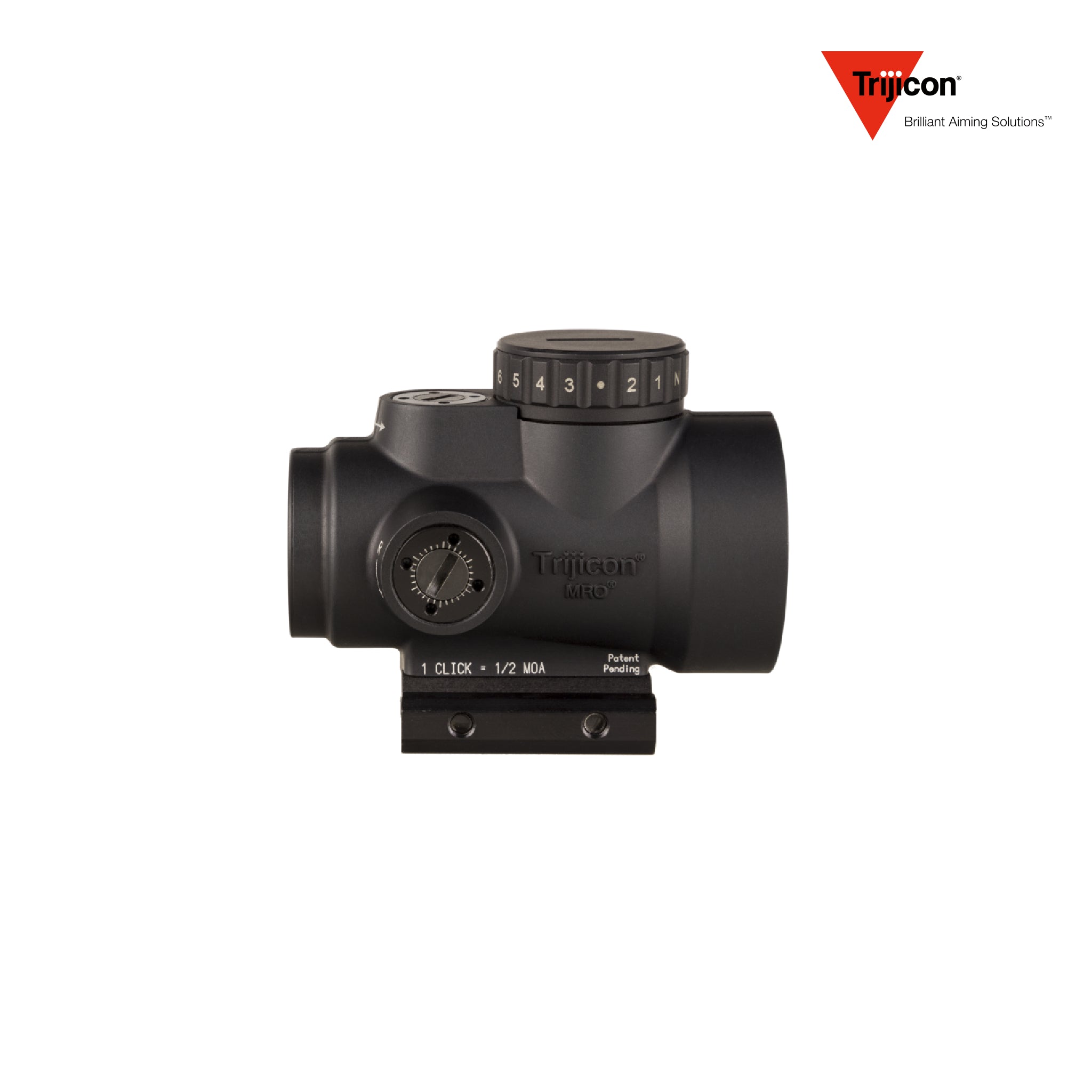 Trijicon MRO HD 1x Red Dot Sight 68 MOA Circle 2 MOA Dot Low Mount, product image 3