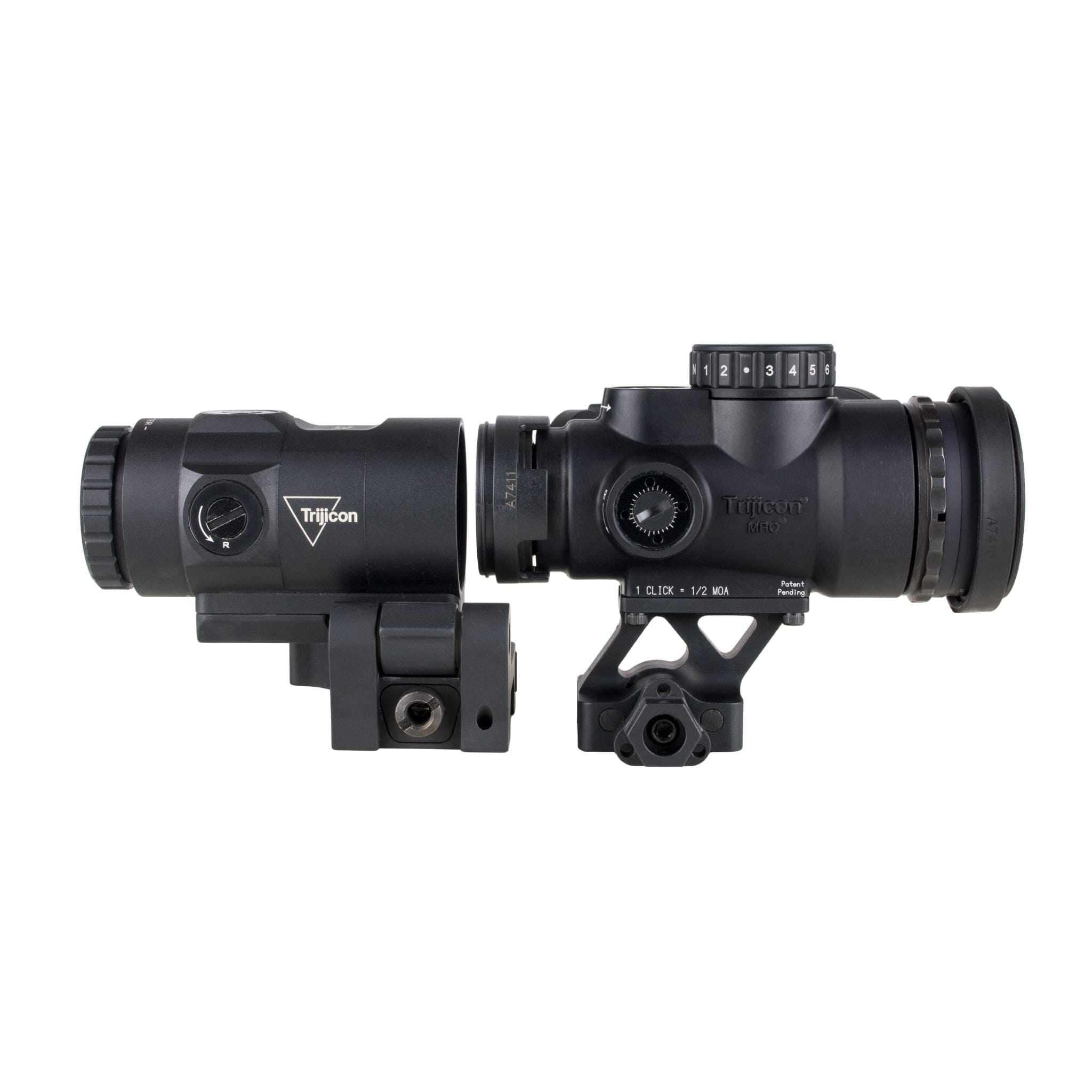 Trijicon MRO SD Patrol 1x25 Red Dot Sight with 3x Magnifier Combo Rifle Dot Sight Trijicon 