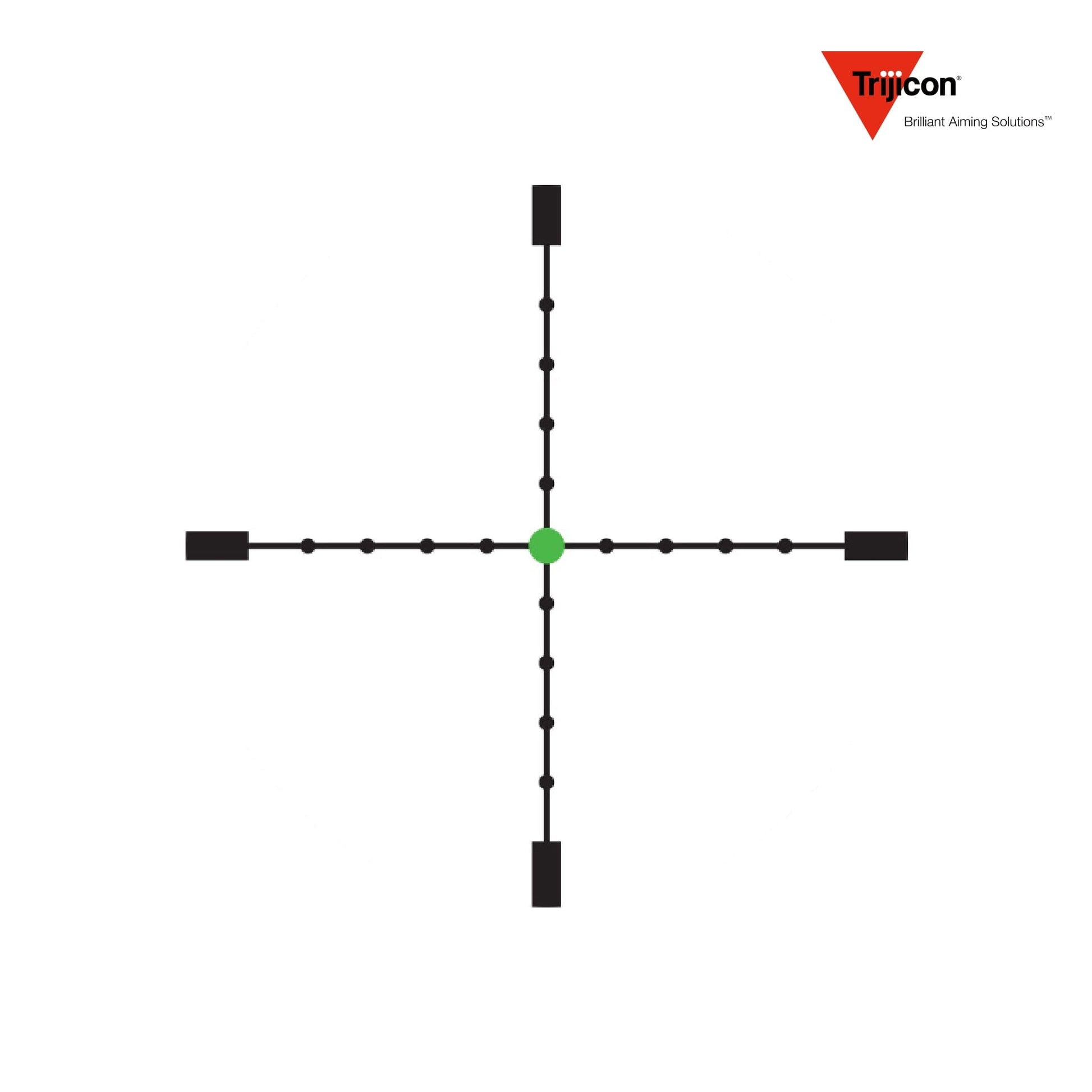 Trijicon AccuPoint 2.5-12.5x42 Rifle Scope MIL-Dot Crosshair w/ Green Dot Reticle - TR26-C-200110 Rifle Scope Trijicon 
