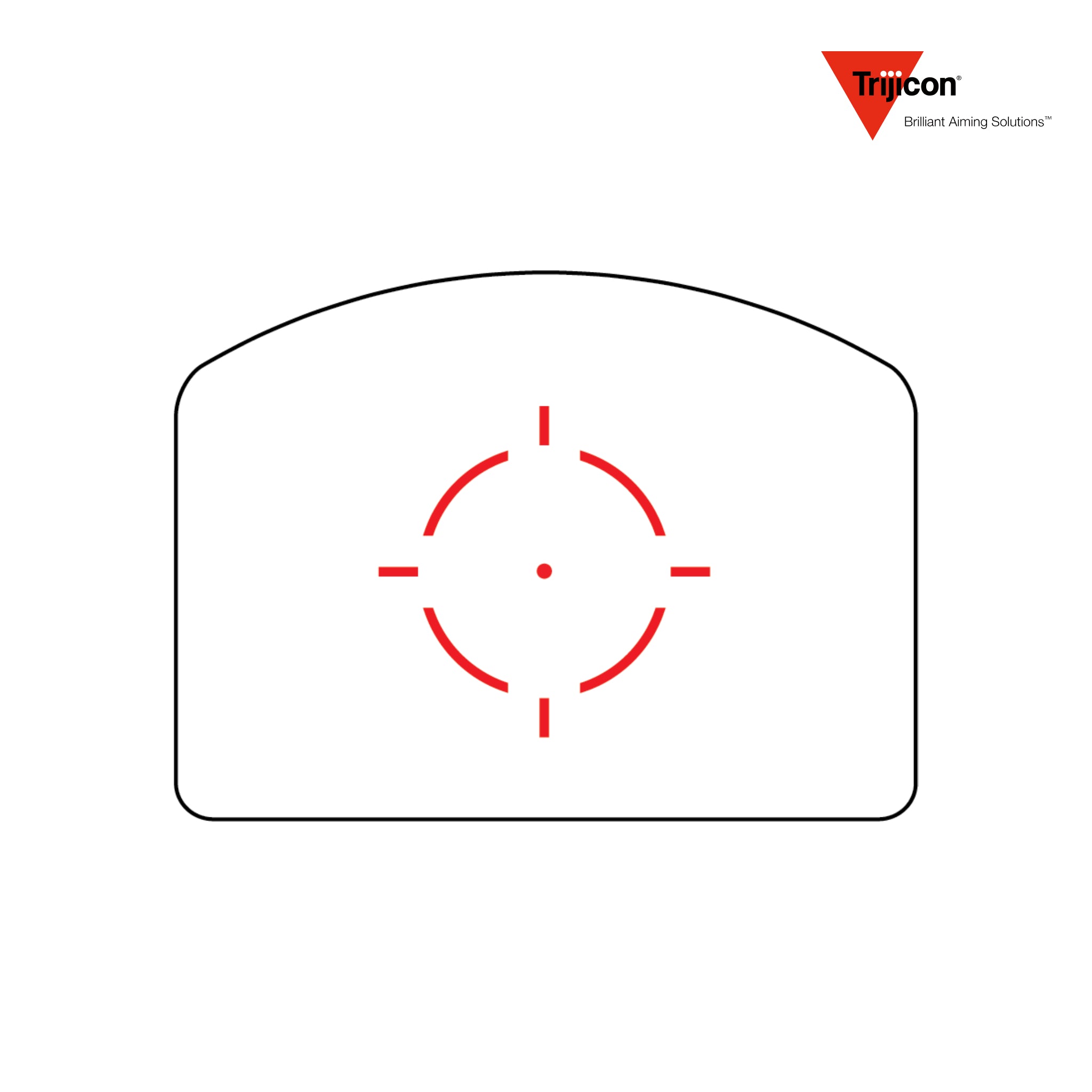 Trijicon RMR HD Red Dot Sight Multi-Reticle 55 MOA Circle Dot 1.0 MOA Adjustable LED, product image 4