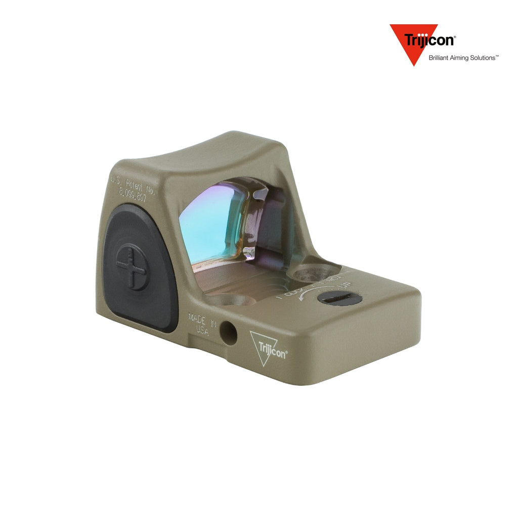 Trijicon RMR Type 2 Adjustable LED Red Dot Sight - 6.5 MOA Dot - FDE Red Dot Sight Trijicon 