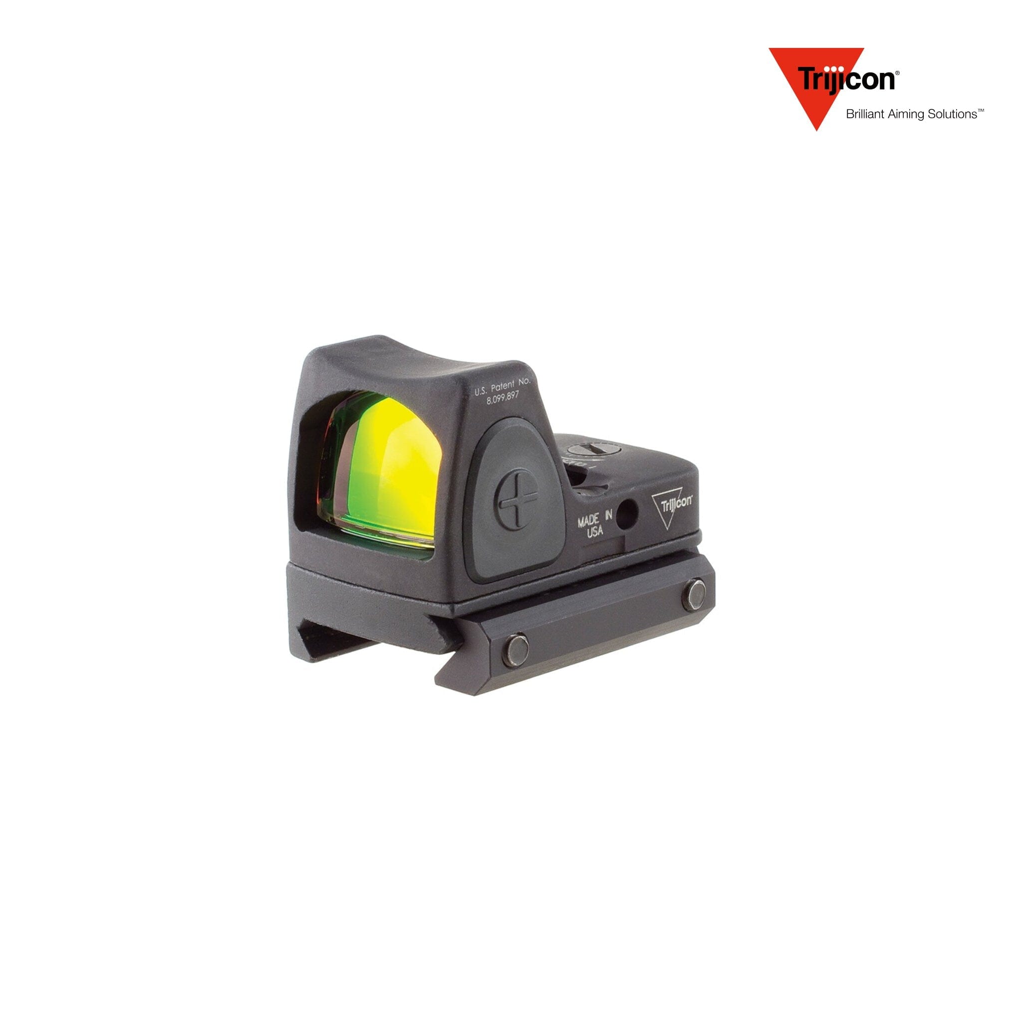 Trijicon RMR Type 2 Open Reflex Adjustable LED Red Dot Sight 3.25 MOA Black with RM33 Mount, SKU RM06-C-700673