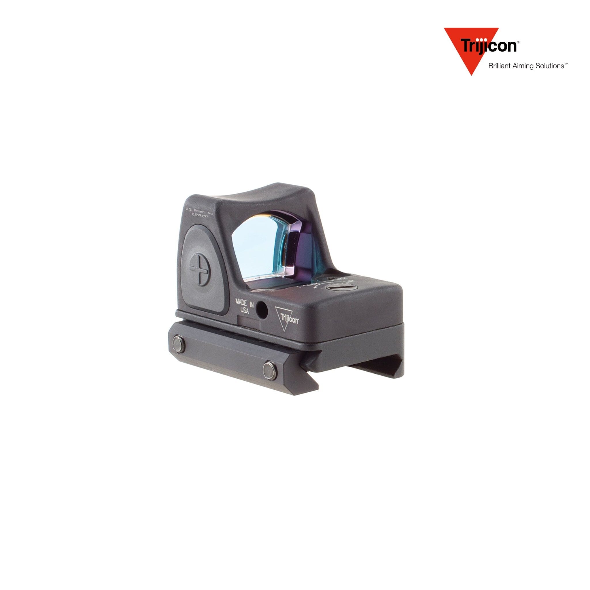 Trijicon RMR Type 2 Open Reflex Adjustable LED Red Dot Sight 3.25 MOA Black with RM33 Mount, product image 3