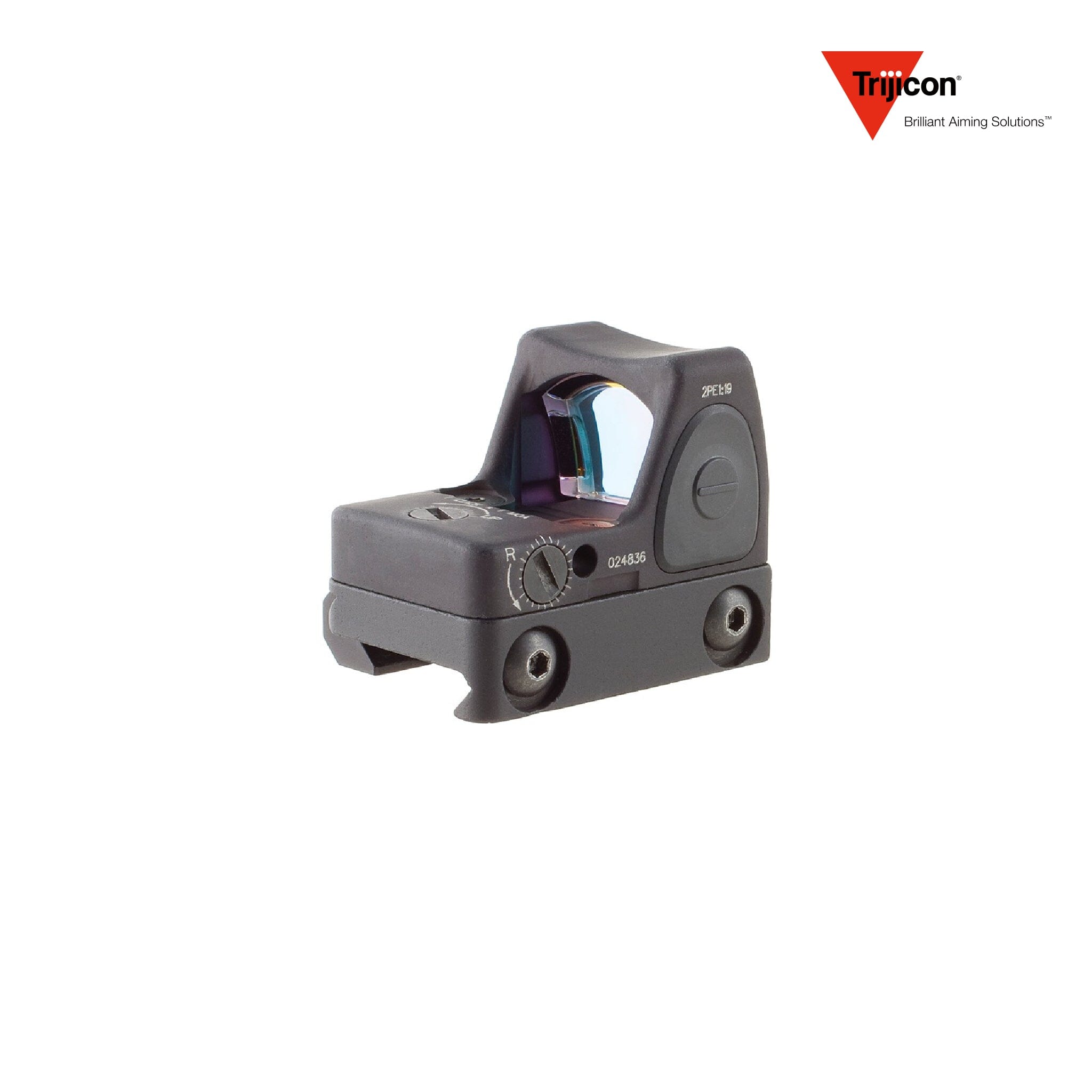 Trijicon RMR Type 2 Open Reflex Adjustable LED Red Dot Sight 3.25 MOA Black with RM33 Mount, product image 4