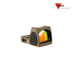 Trijicon RMR Type 2 Open Reflex Adjustable LED Red Dot Sight 6.5 MOA FDE, SKU RM07-C-700717