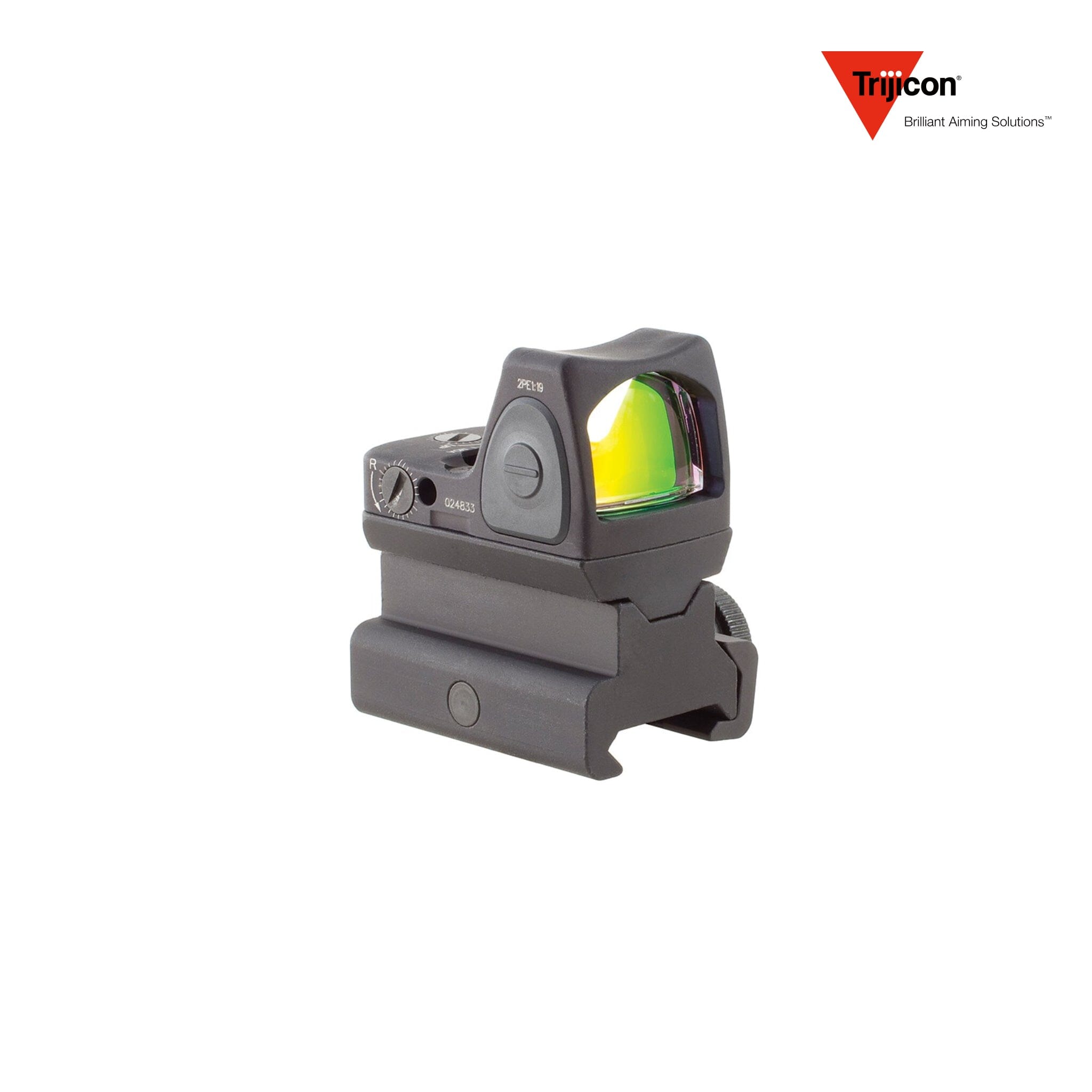 Trijicon RMR Type 2 Red Dot Sight 1 MOA Adjustable LED with RM34 Tall Picatinny Mount, product image 2