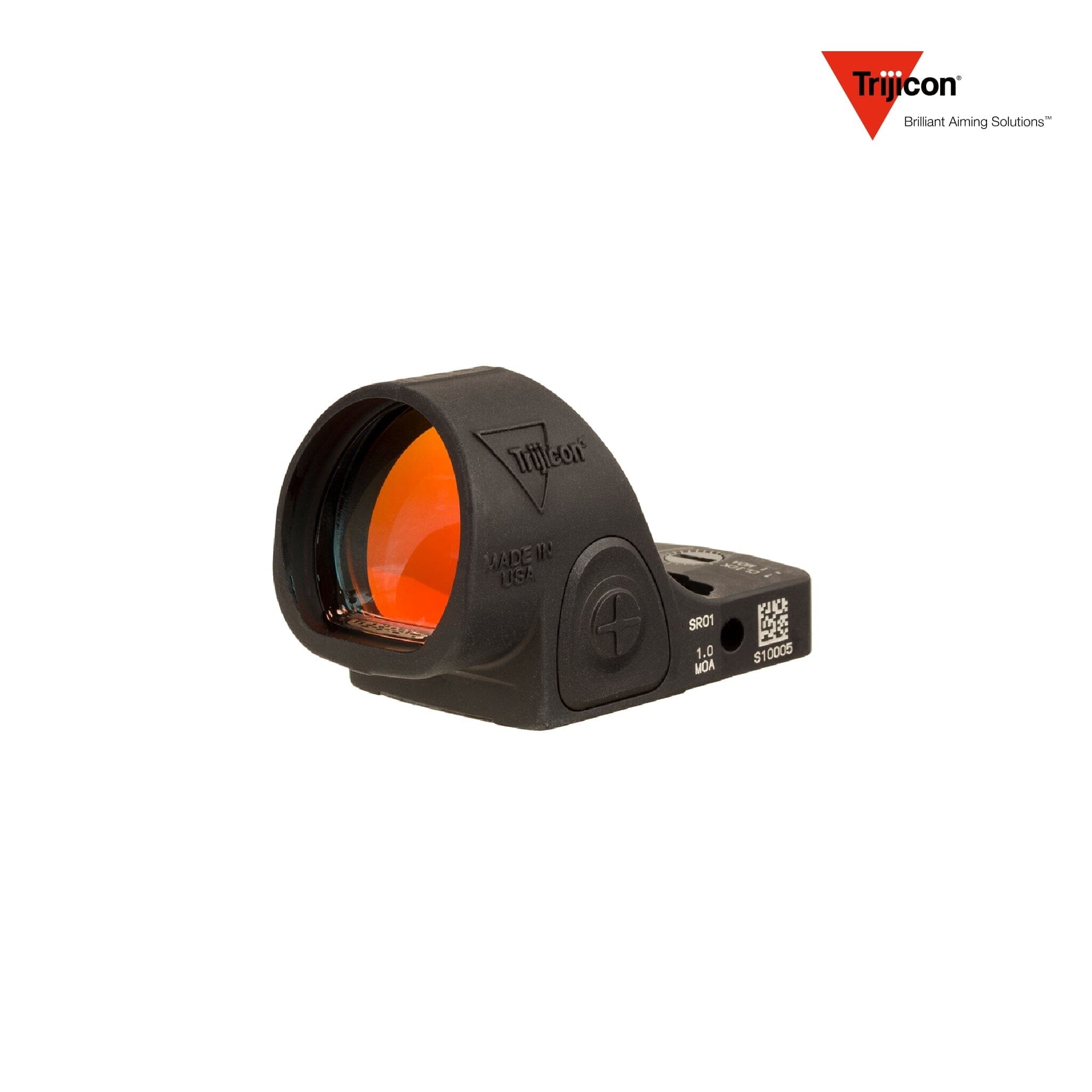 Trijicon SRO Reflex Sight 1.0 MOA Adjustable LED Red Dot Black, SKU SRO1-C-2500001