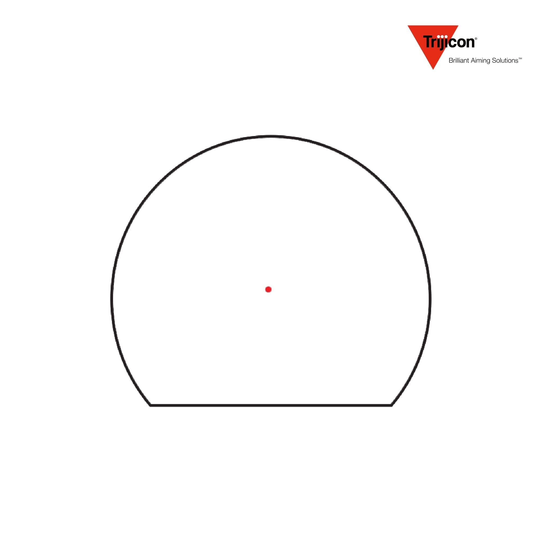 Trijicon SRO Reflex Sight 1.0 MOA Adjustable LED Red Dot Black, product image 5