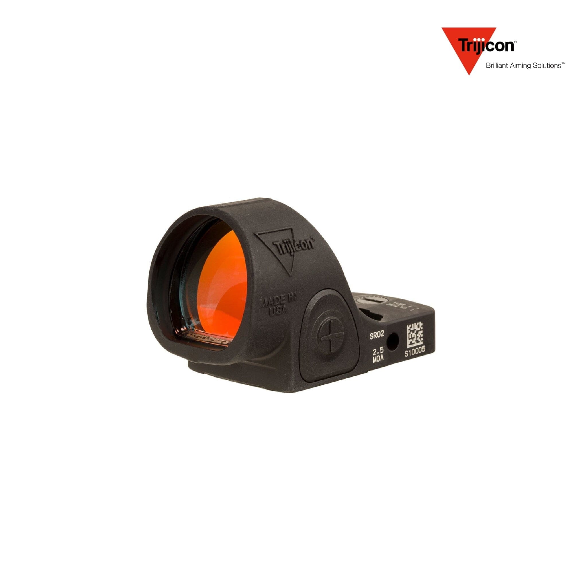 Trijicon SRO Reflex Sight 2.5 MOA Adjustable LED Red Dot Black, SKU SRO2-C-2500002