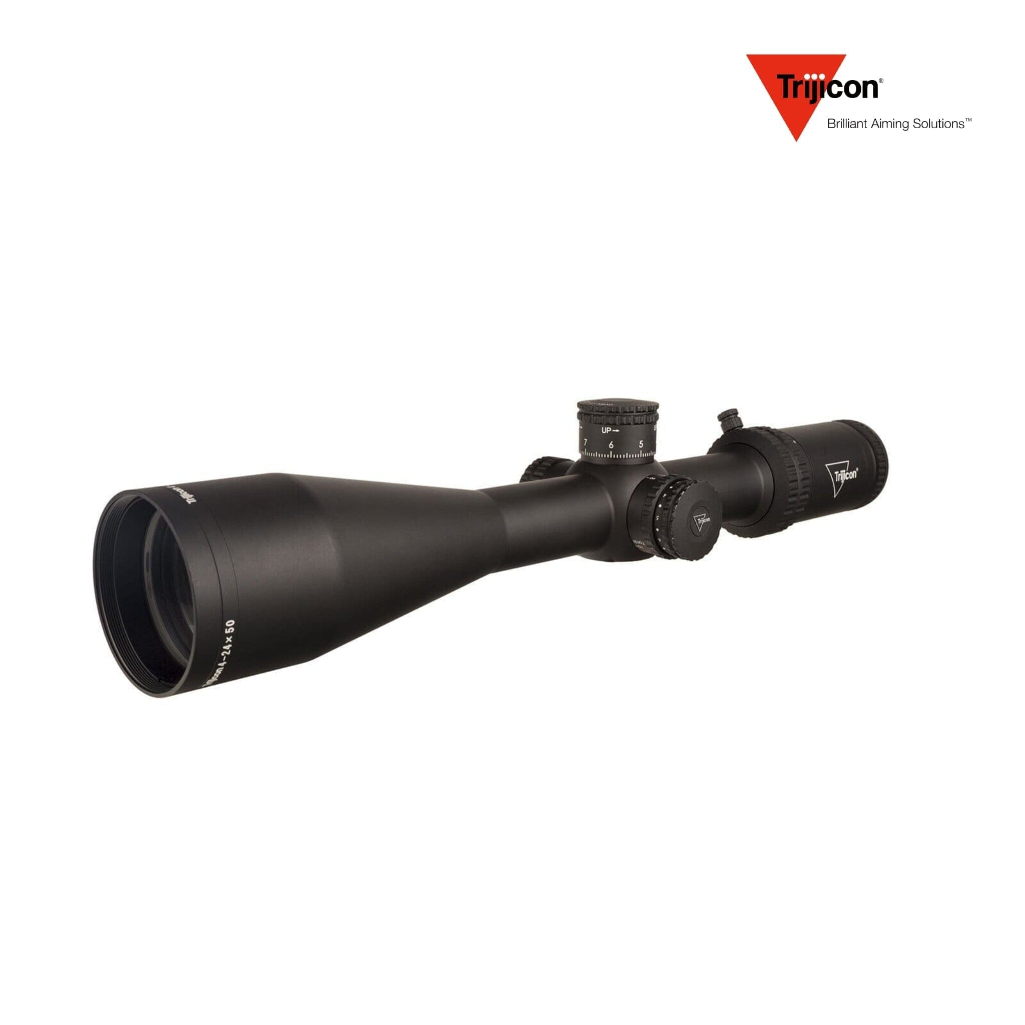 Trijicon Tenmile 4-24x50 SFP Riflescope 30mm Tube PowerDot MRAD Ranging, SKU TM42450-C-3000007