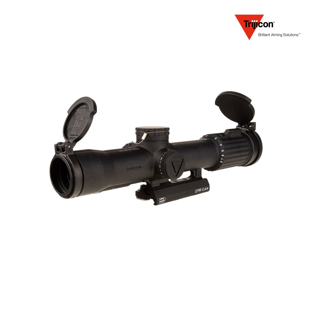 Trijicon USMC SCO VCOG 1-8x28 LPVO Riflescope Red MRAD Segmented Circle with LaRue LT799 Mount, SKU VC18-C-2400012