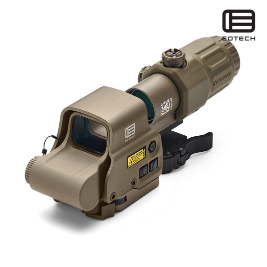 EOTech Hybrid Sight - EXPS3-0 HWS with a G33 Magnifer Tan - HHS VIII Holographic Weapon Sight EOTech 