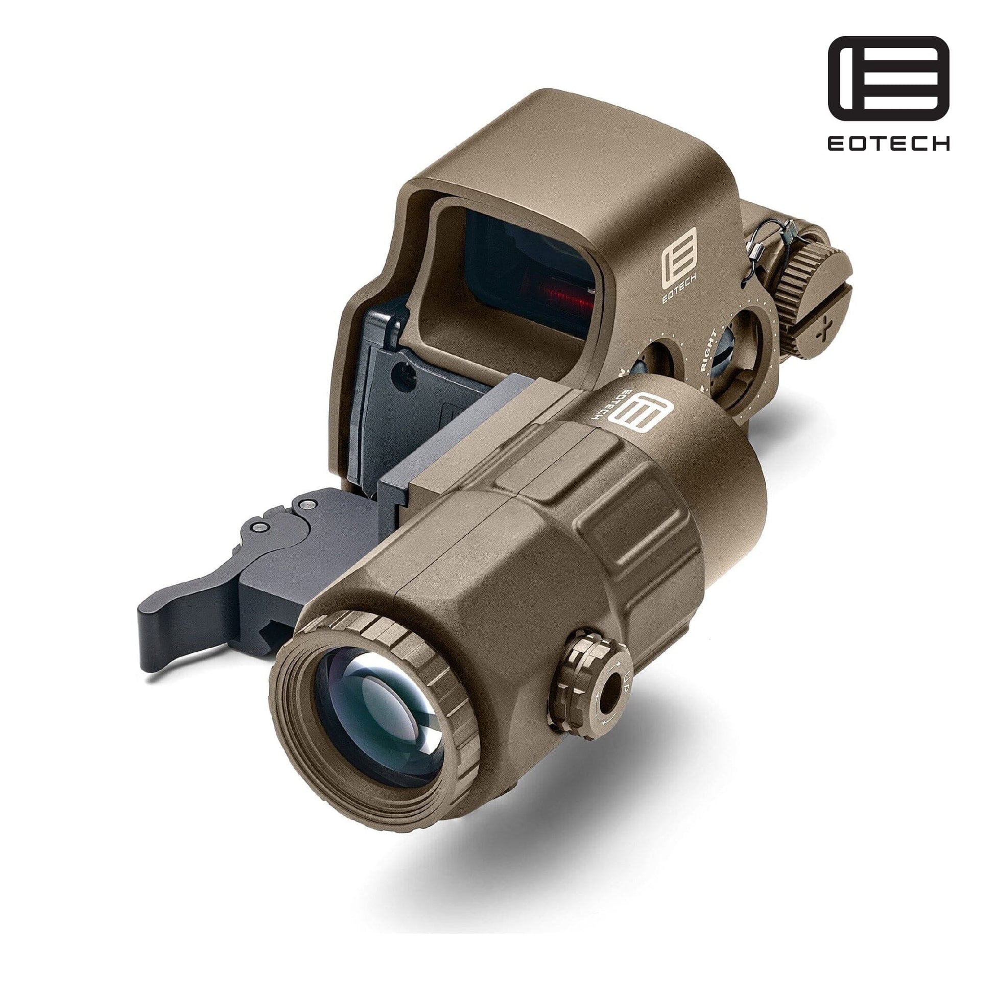 EOTech Hybrid Sight - EXPS3-0 HWS with a G33 Magnifer Tan - HHS VIII Holographic Weapon Sight EOTech 