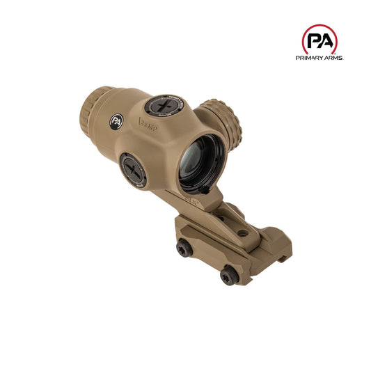 Primary Arms SLx 3x MicroPrism Sight - Red ACSS RAPTOR 5.56/.308 - Yard FDE Prism Rifle Scope Primary Arms 