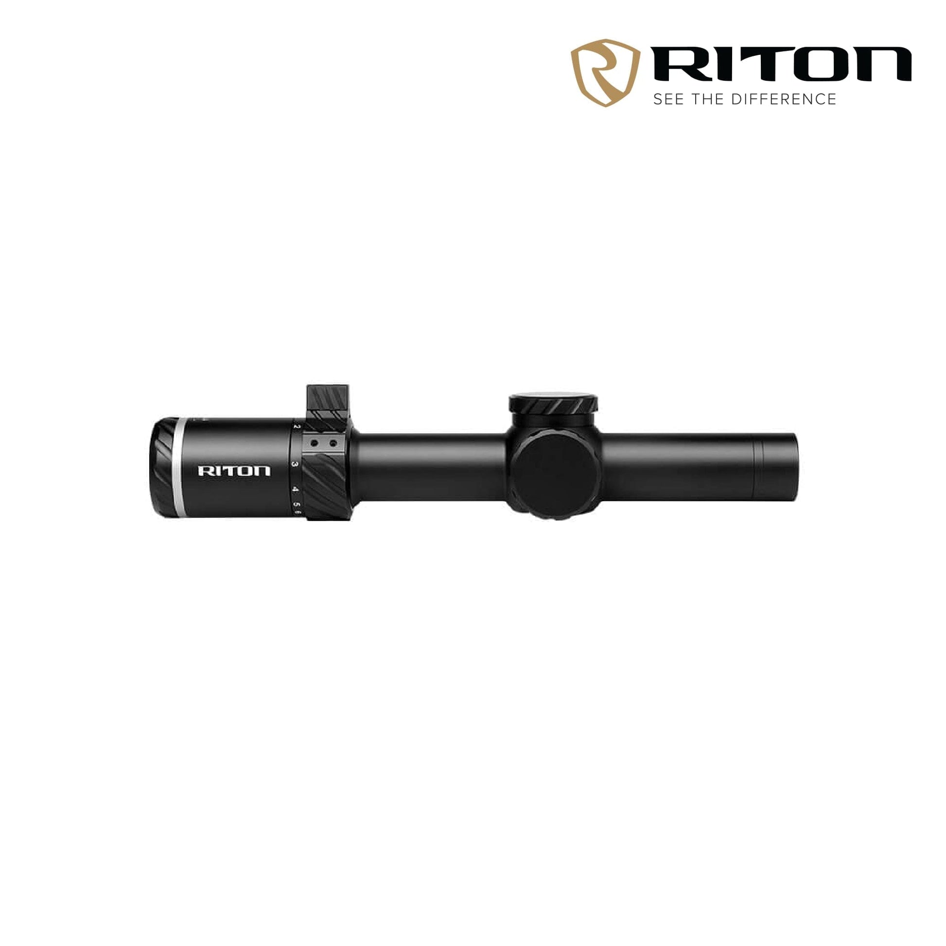 Riton Optics 3 Tactix 1-8x24 Rifle Scope Illuminated OT Reticle Black - 3T18ASIBLK23 LPVO Rifle Scope Riton Optics 