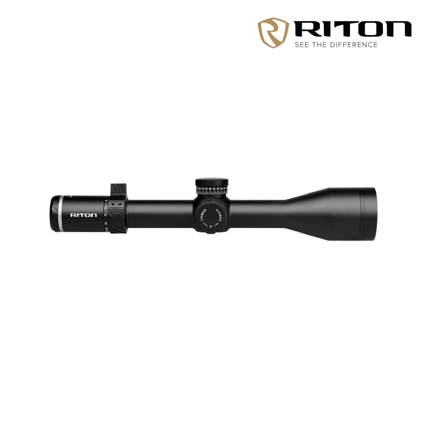 Riton Optics 5 Conquer 4-28x56 Rifle Scope Illuminated MOR (MOA) Reticle - 5C428AFI23 Rifle Scope Riton Optics 